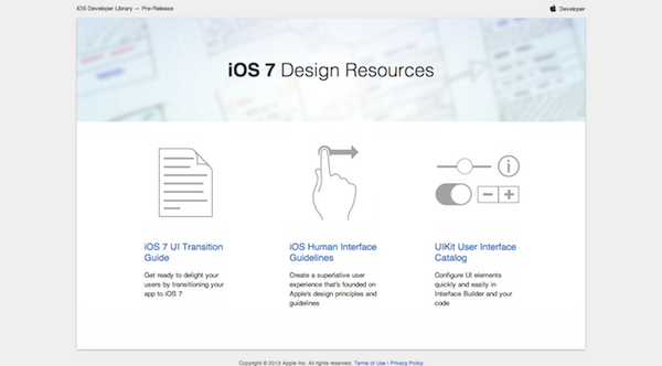 Apple iOS7 Design Resources